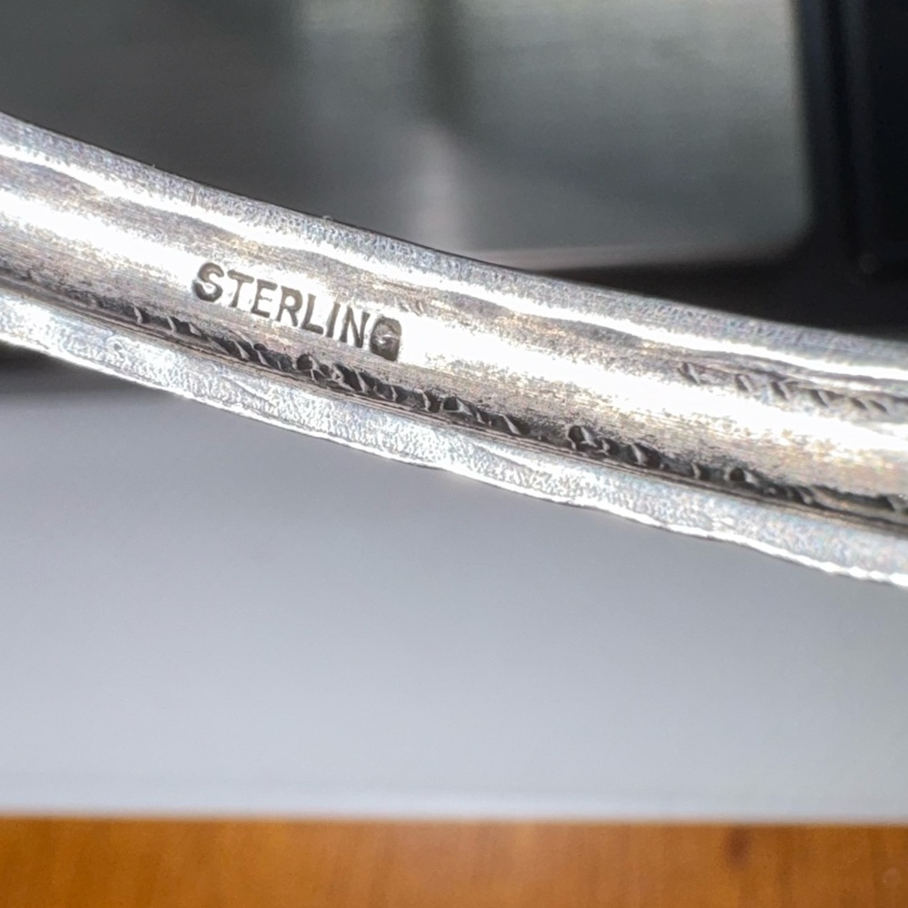 Sterling Silver Bangle Bracelets Two - image 2